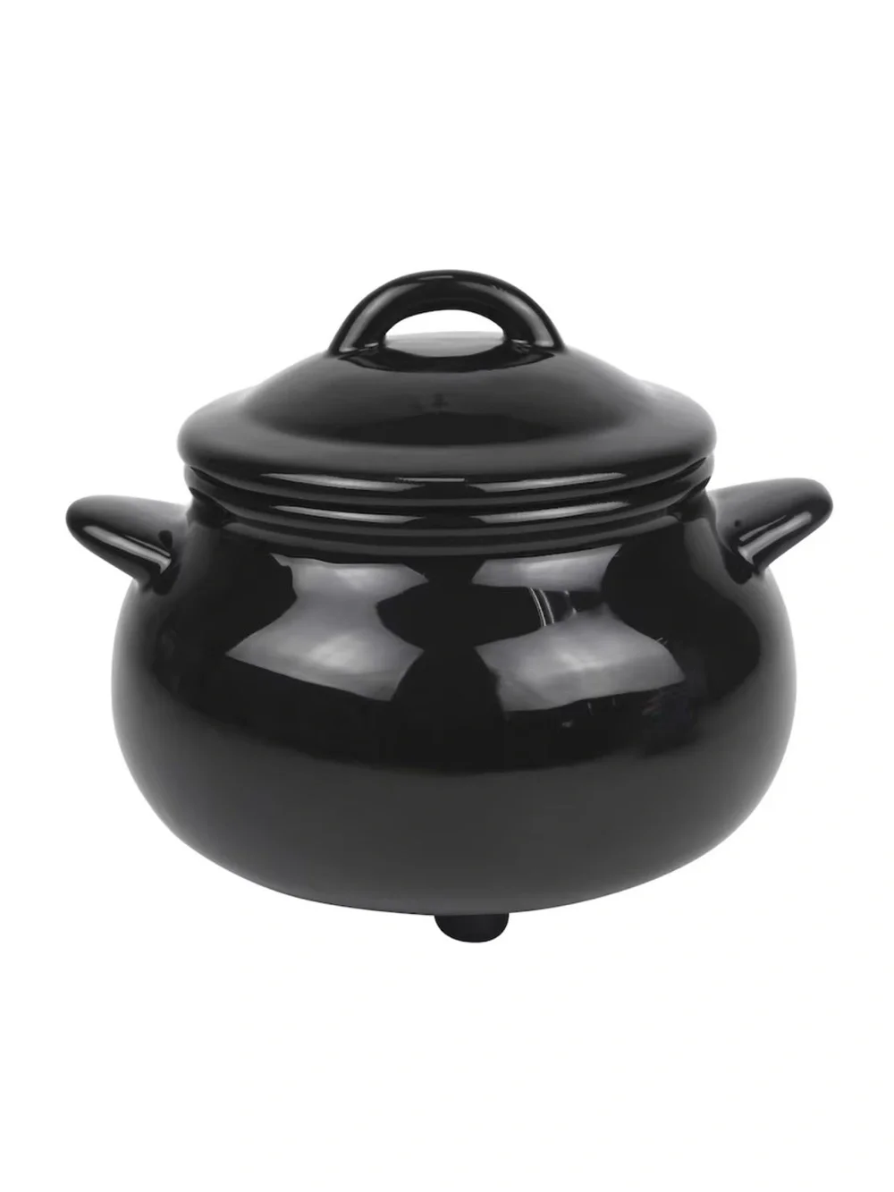 Ceramic Cauldron Treat Jar